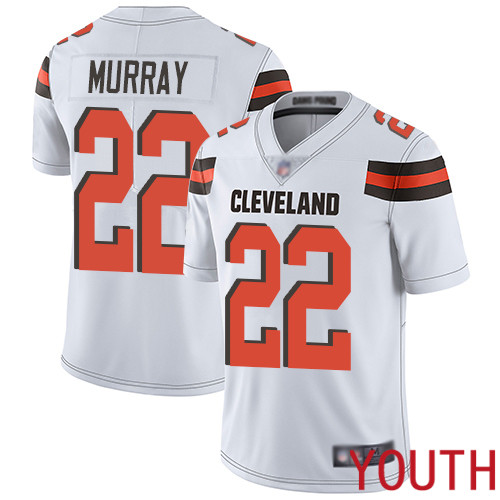 Cleveland Browns Eric Murray Youth White Limited Jersey #22 NFL Football Road Vapor Untouchable